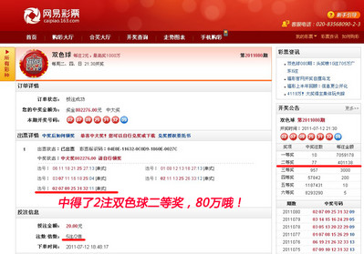 網易彩票再傳喜訊　江南美女“蒙”中80萬