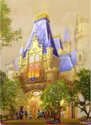 迪士尼發布上海迪士尼樂園度假區“奇幻童話城堡”最新效果圖