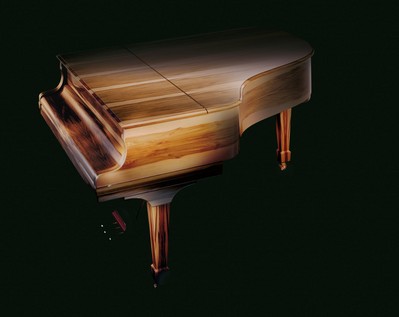 加裝自動(dòng)演奏系統(tǒng)的孔雀石鋼琴  型號(hào)：A-188
