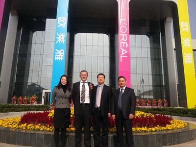 必維出席歐萊雅宜昌天美工廠擴(kuò)建項(xiàng)目竣工儀式